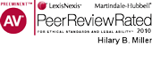LexisNexis Martindale-Hubbell Peer Review Rated for Ethical Standards and Legal Ability